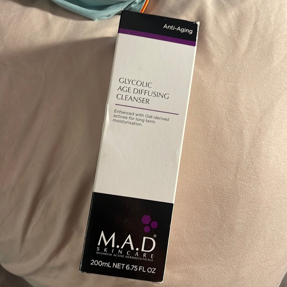 M.A.D skincare anti aging cleanser- brand new in box
